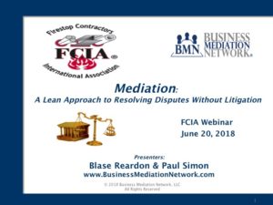 Using Mediation as part of Lean Construction